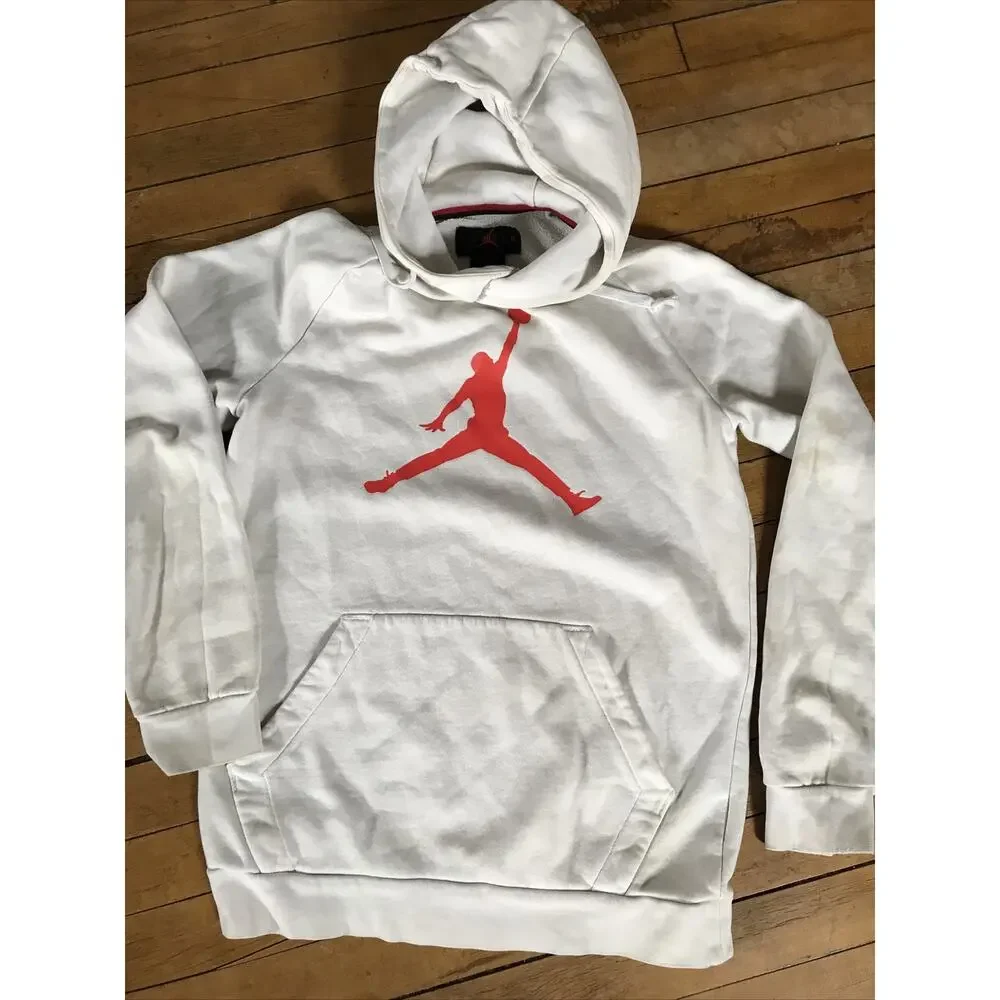 Jordan Brand‎ Jumpman Logo Hoodie White Small